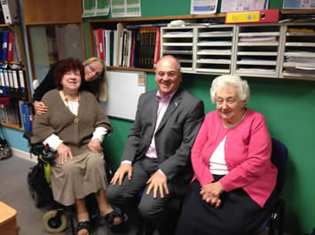 July 2013 - Visit to Inverclyde Council on Disability (ICOD)