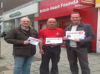 September 2013 - Campaigning against Royal Mail Privitisation
with Iain McKenzie MP